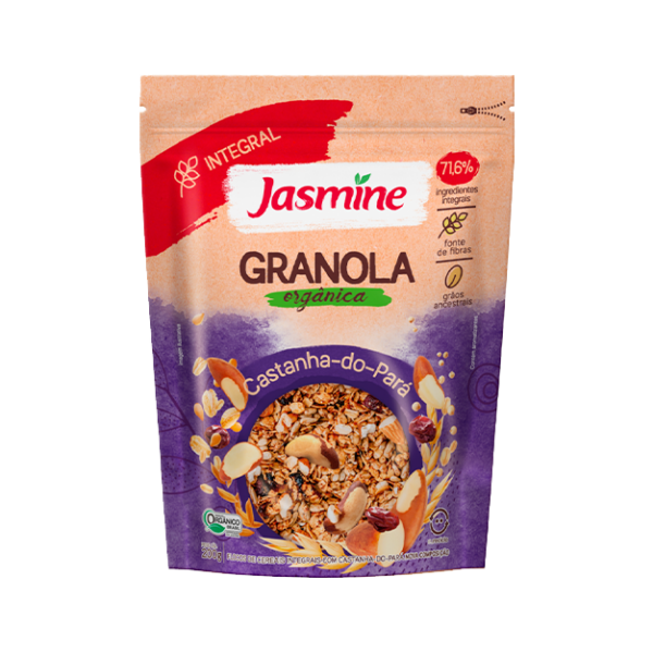 Granola Integral Orgânica Castanha-do-Pará Jasmine Pouch 200g