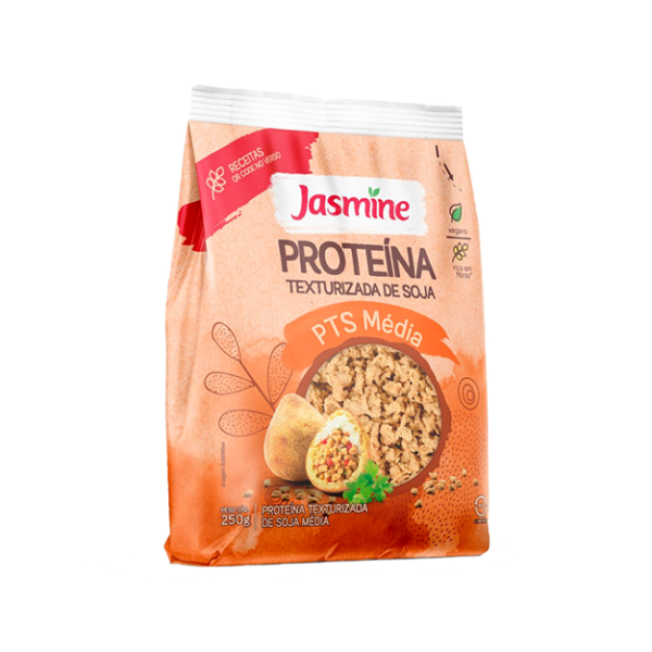 Proteína Texturizada de Soja Média Jasmine Pacote 250g