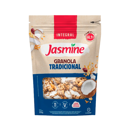 Granola Integral Tradicional Jasmine Pacote 250g