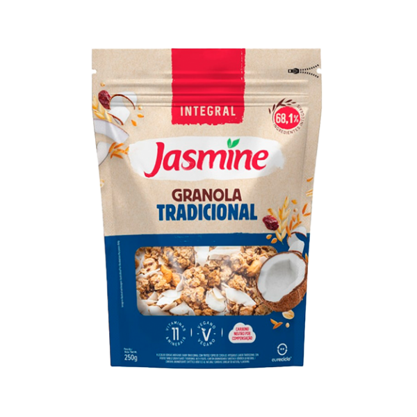 Granola Integral Tradicional Jasmine Pacote 250g