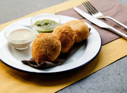 Bolinho Salgado de Abóbora com Chia e Gergelim